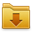 Folder downloads icon